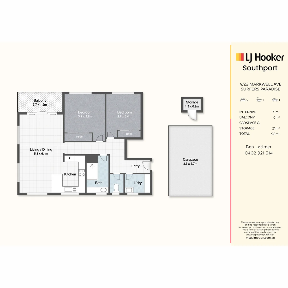 4/22 Markwell Avenue, Surfers Paradise, Qld 4217