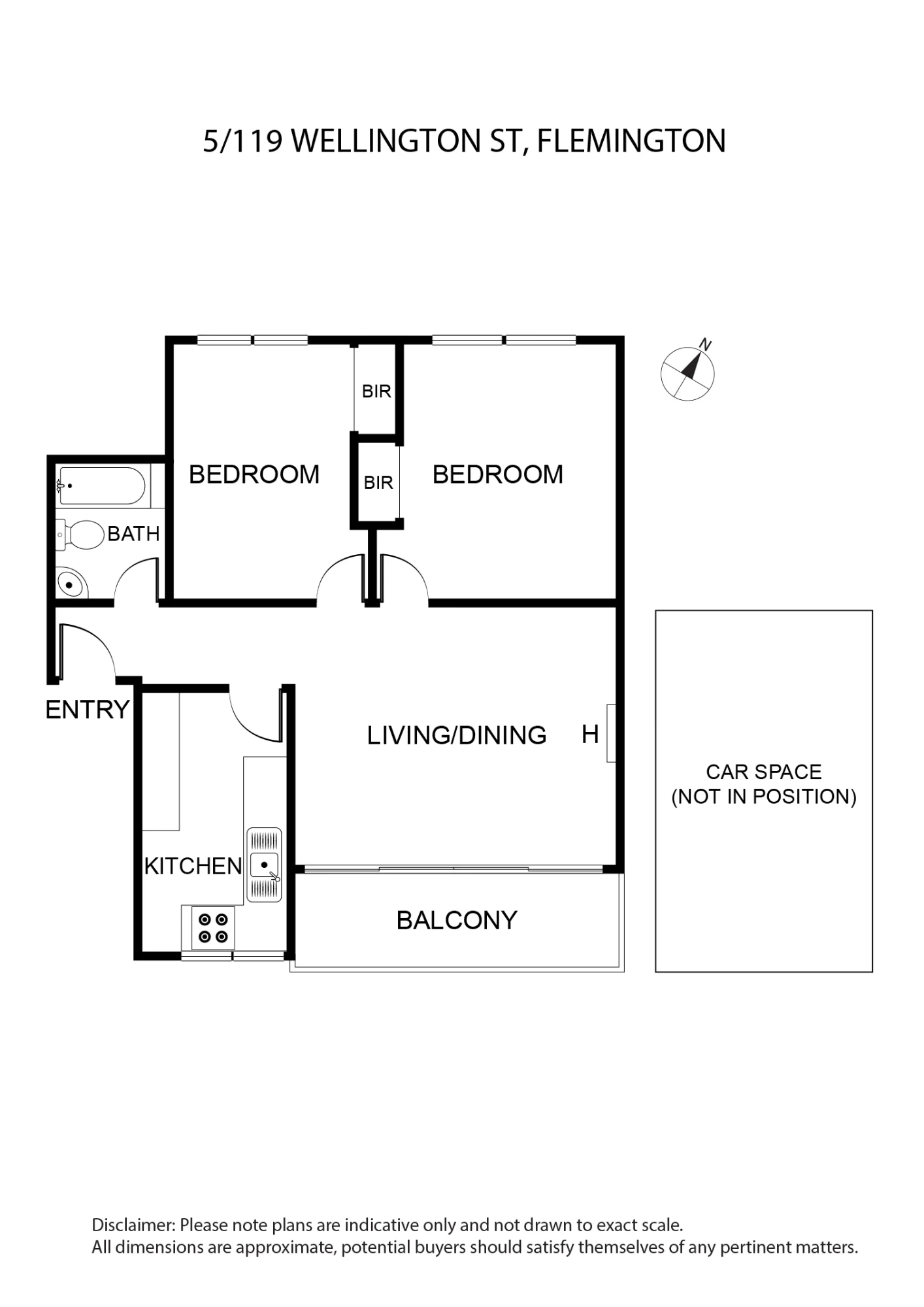 5/119 Wellington Street, Flemington, Vic 3031