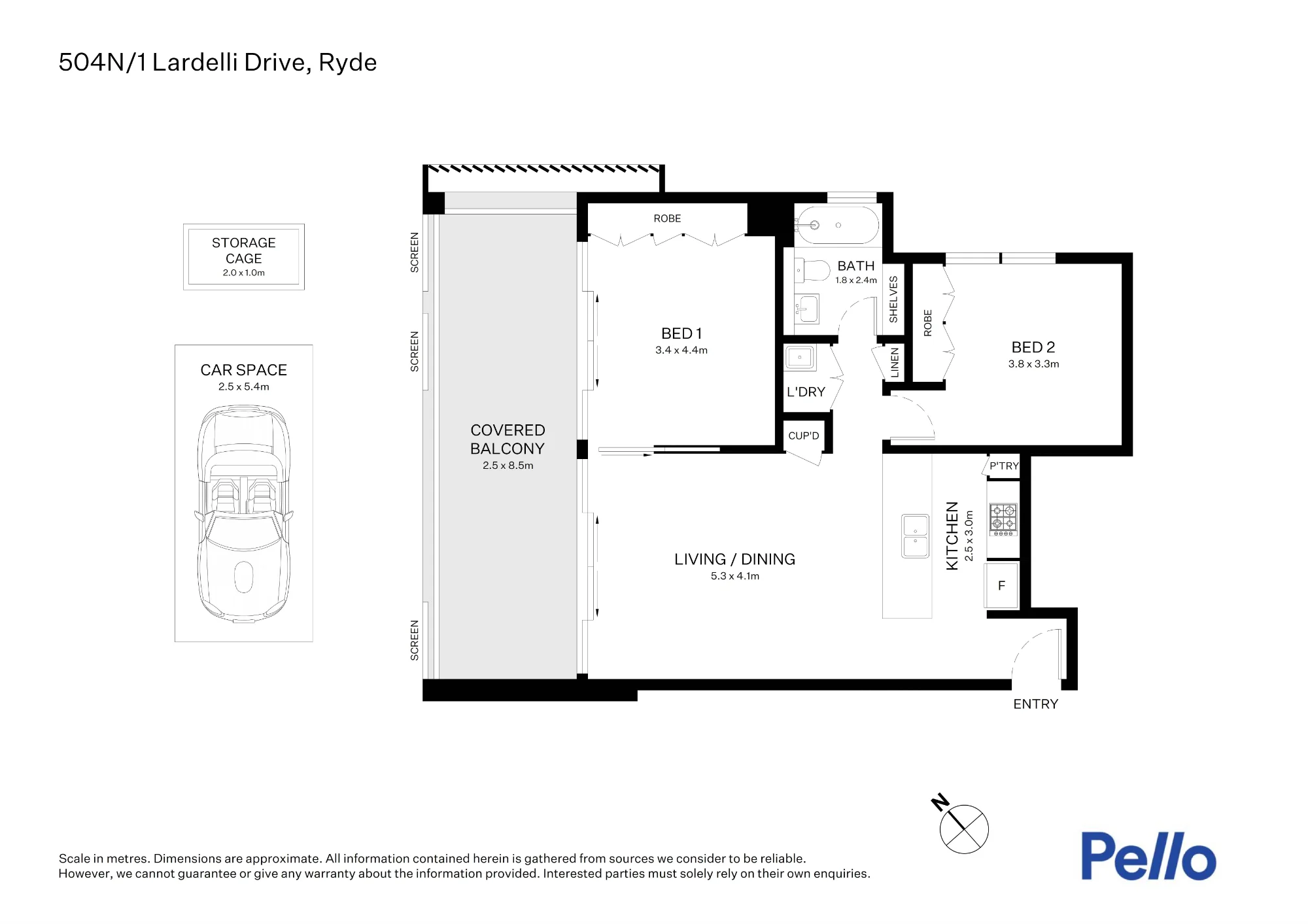 504N/1 Lardelli Drive, Ryde, NSW 2112