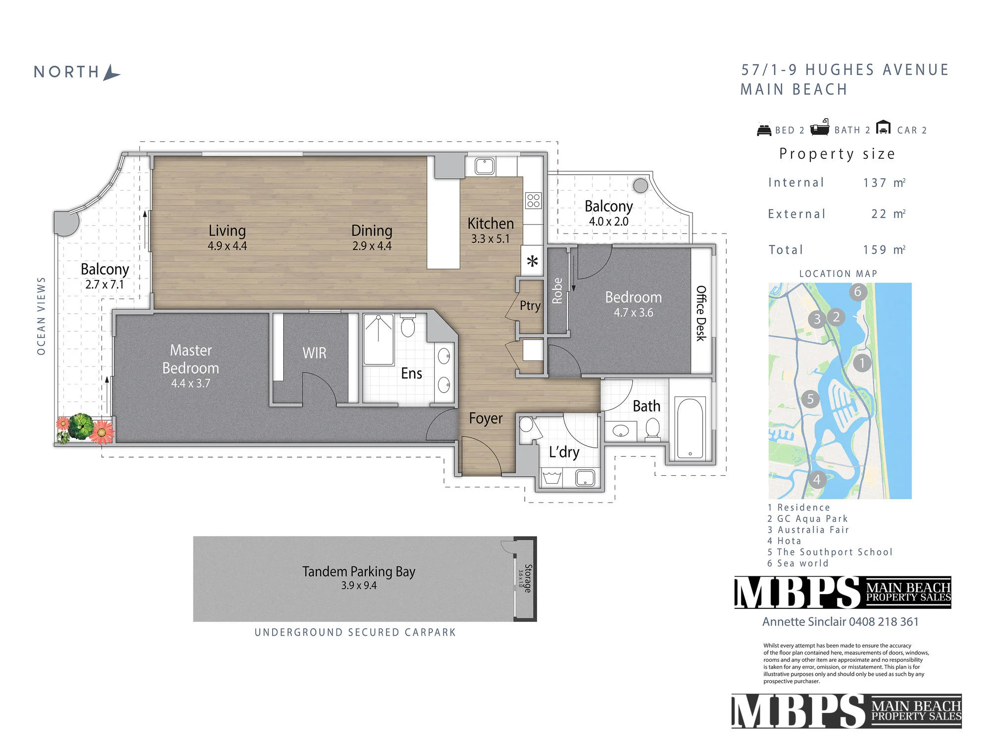 57/1-9 Hughes Avenue, Main Beach, Qld 4217