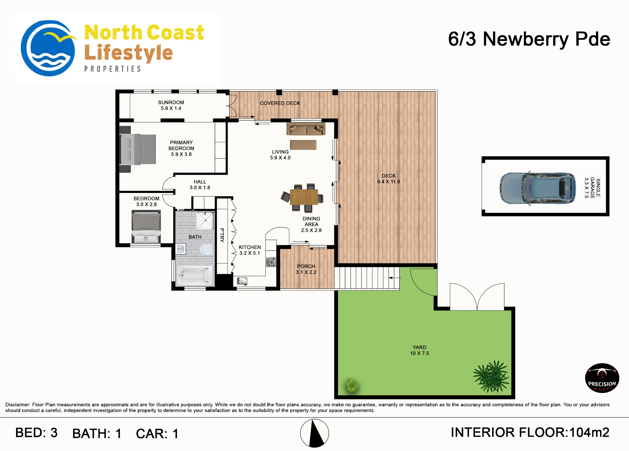 6/3 Newberry Parade, Brunswick Heads, NSW 2483