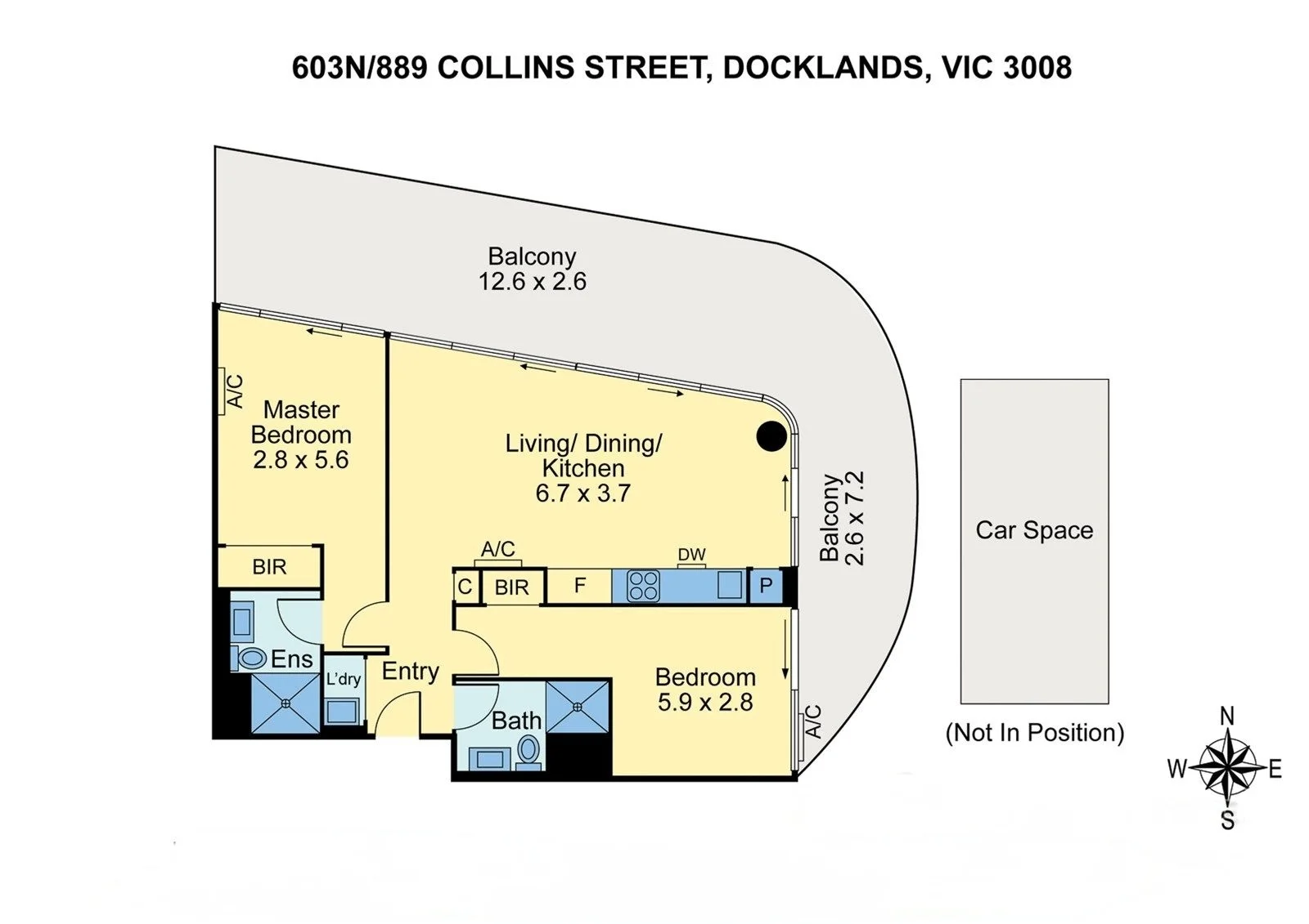 603n/889 Collins Street, Melbourne, Vic 3000