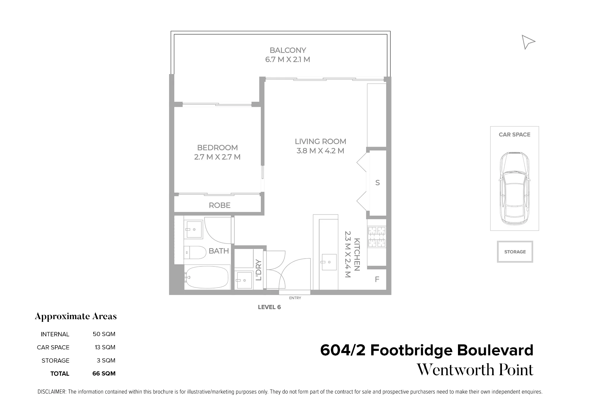 604/2 Footbridge Boulevard, Wentworth Point, NSW 2127