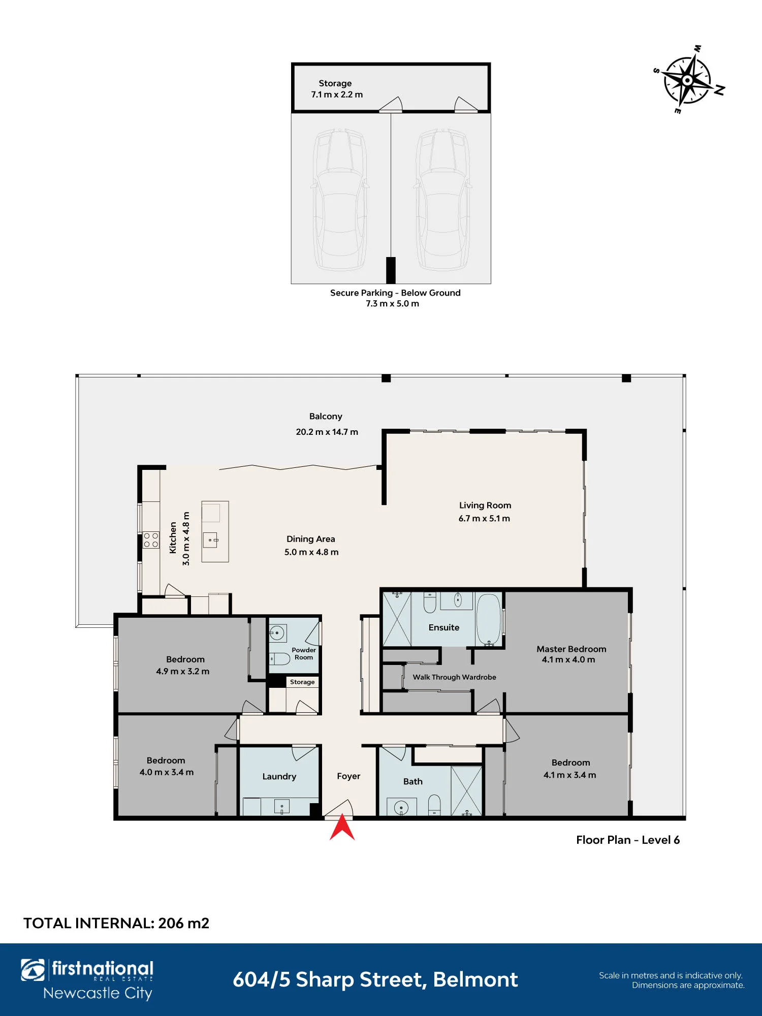 604/5 Sharp Street, Belmont, NSW 2280