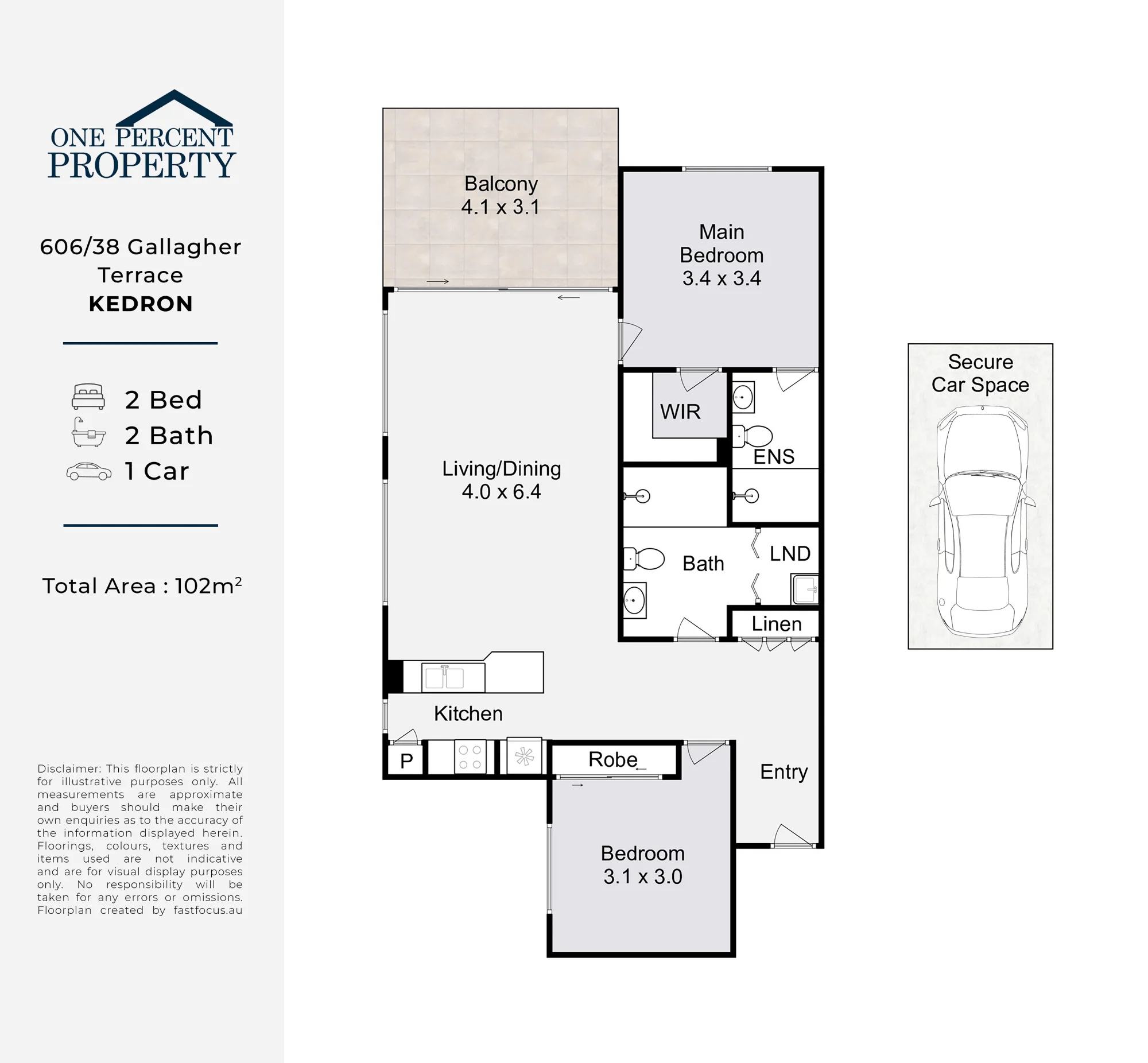 606/38 Gallagher Terrace, Kedron, Qld 4031