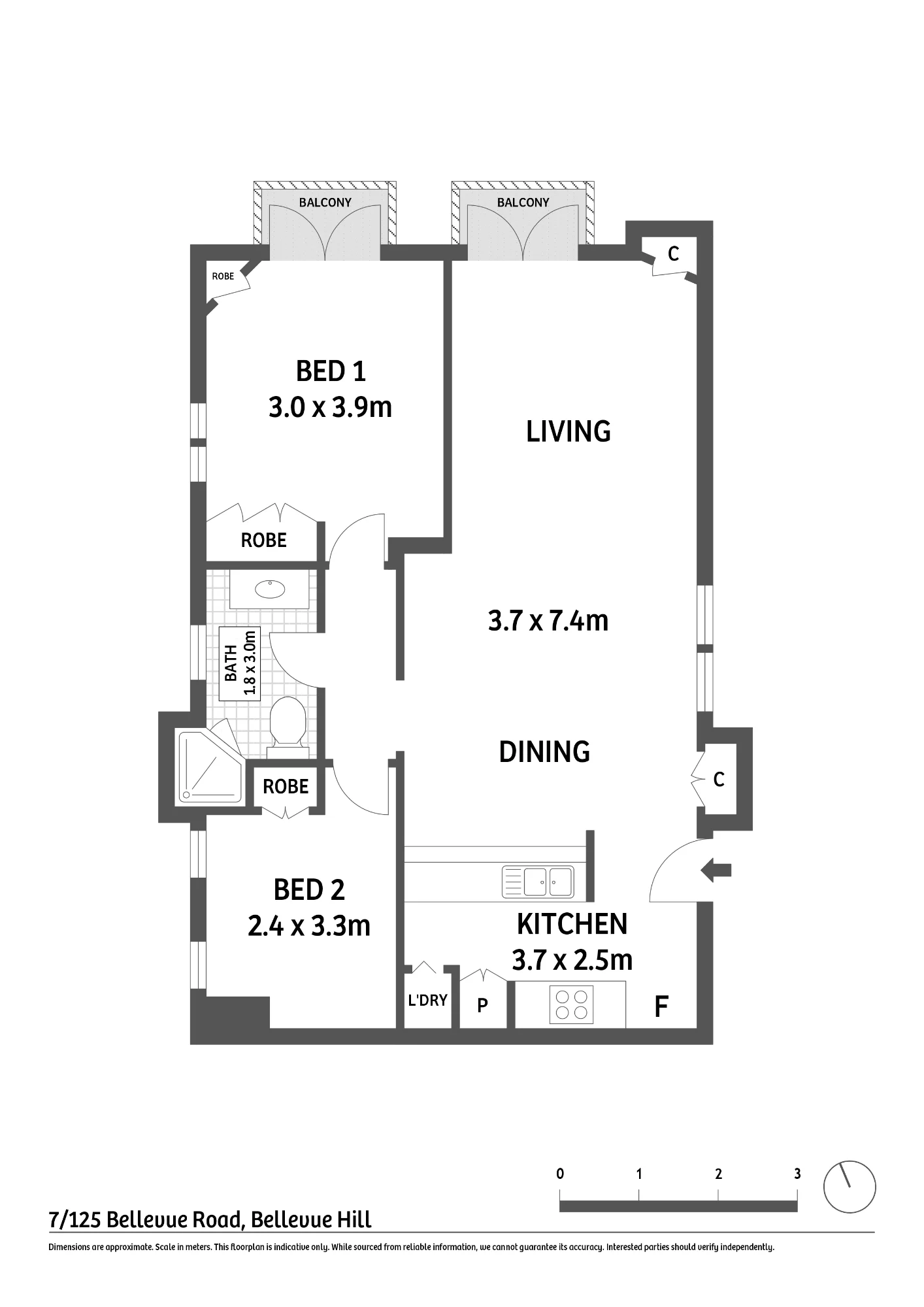 7/125-127 Bellevue Road, Bellevue Hill, NSW 2023