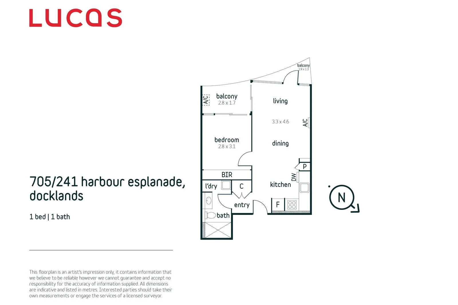 705/241 Harbour Esplanade, Docklands, Vic 3008