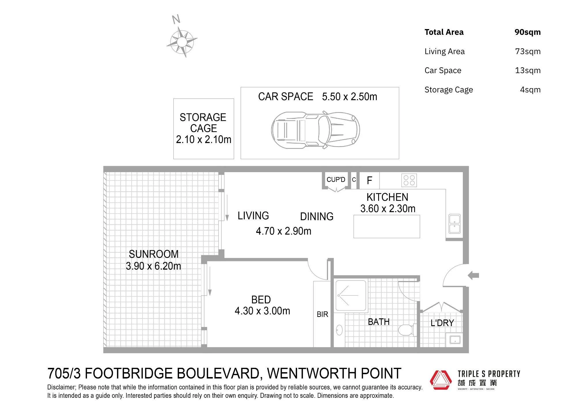 705/3 Footbridge Boulevard, Wentworth Point, NSW 2127