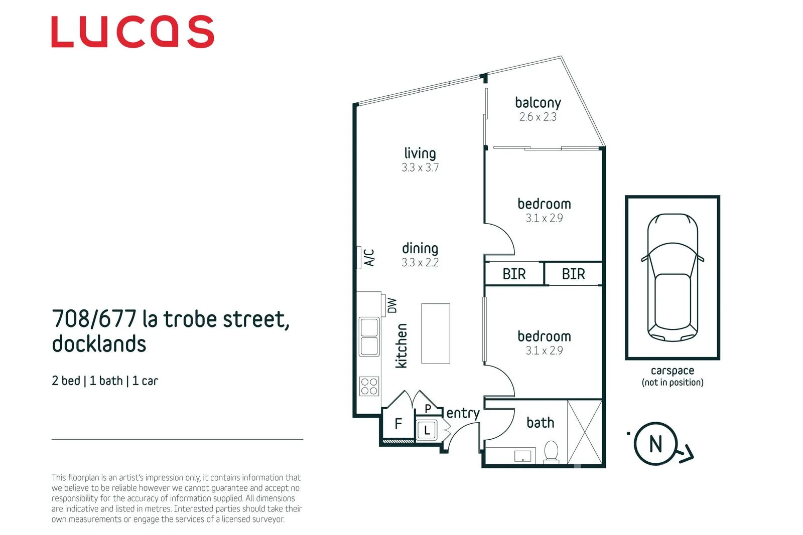 708/677 La Trobe Street, Docklands, Vic 3008