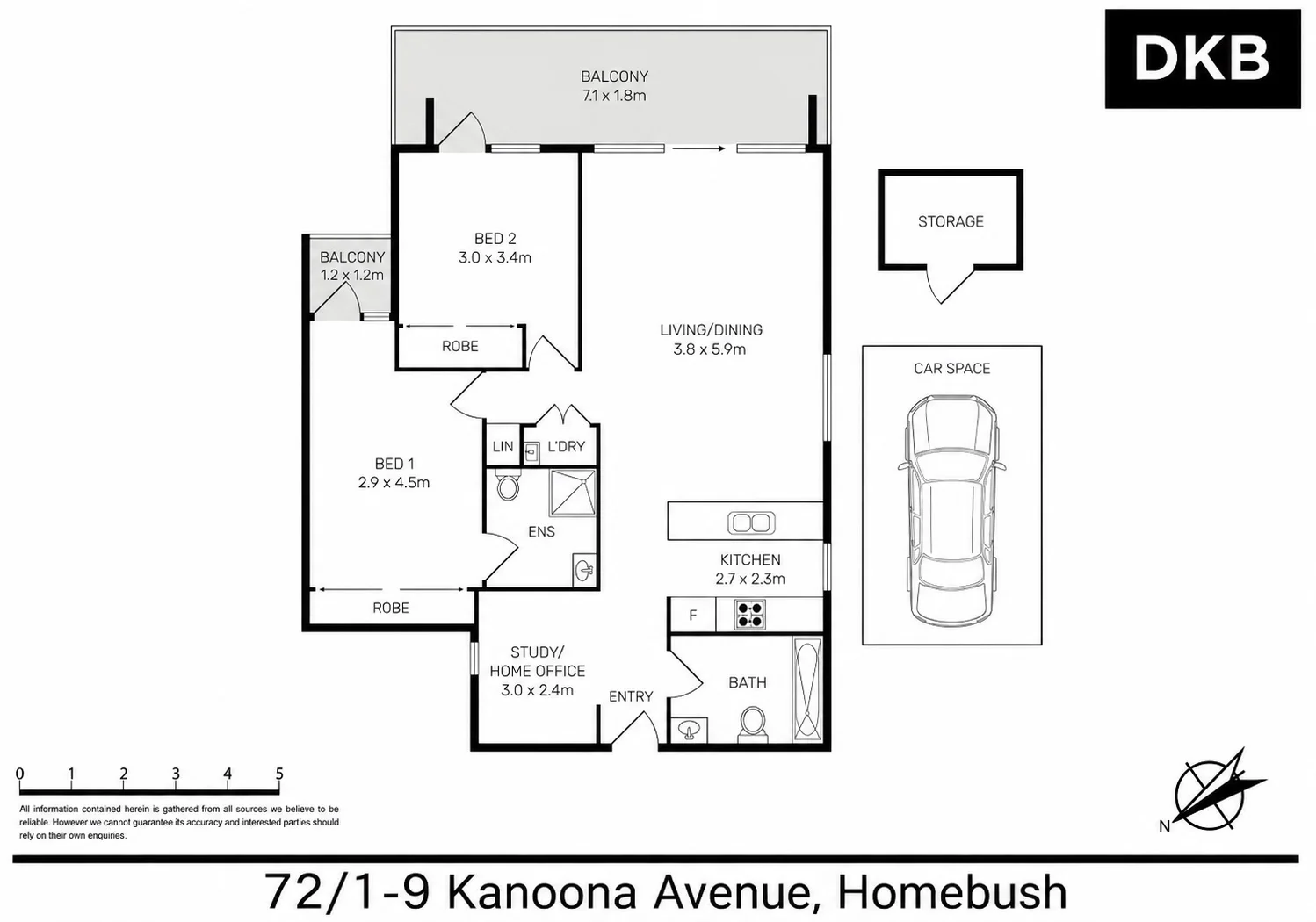 72/1-9 Kanoona Avenue, Homebush, NSW 2140