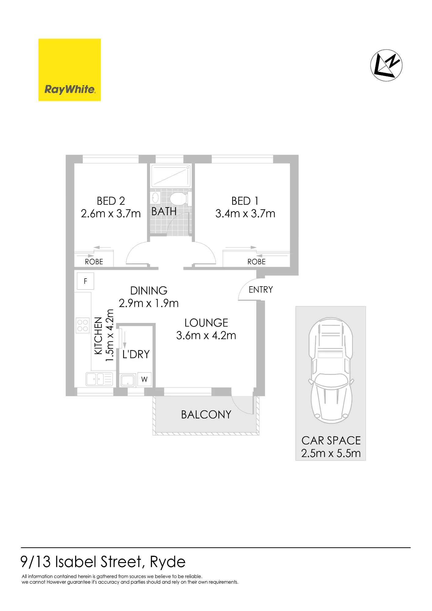 9/13 Isabel Street, Ryde, NSW 2112