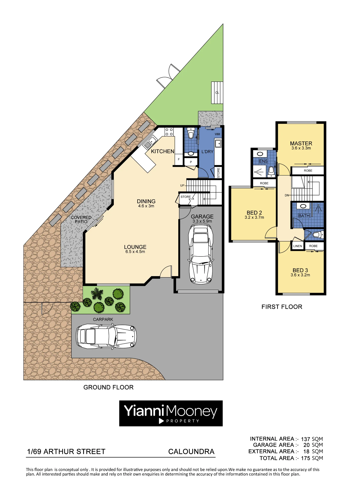 1/69 Arthur Street, Caloundra, Qld 4551