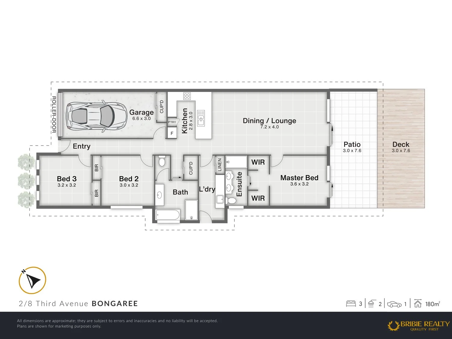 2/8 Third Avenue, Bongaree, Qld 4507
