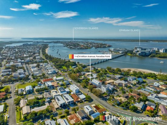 1/14 Milton Avenue & 2-4 / 413 Bayview Street, Paradise Point, Qld 4216