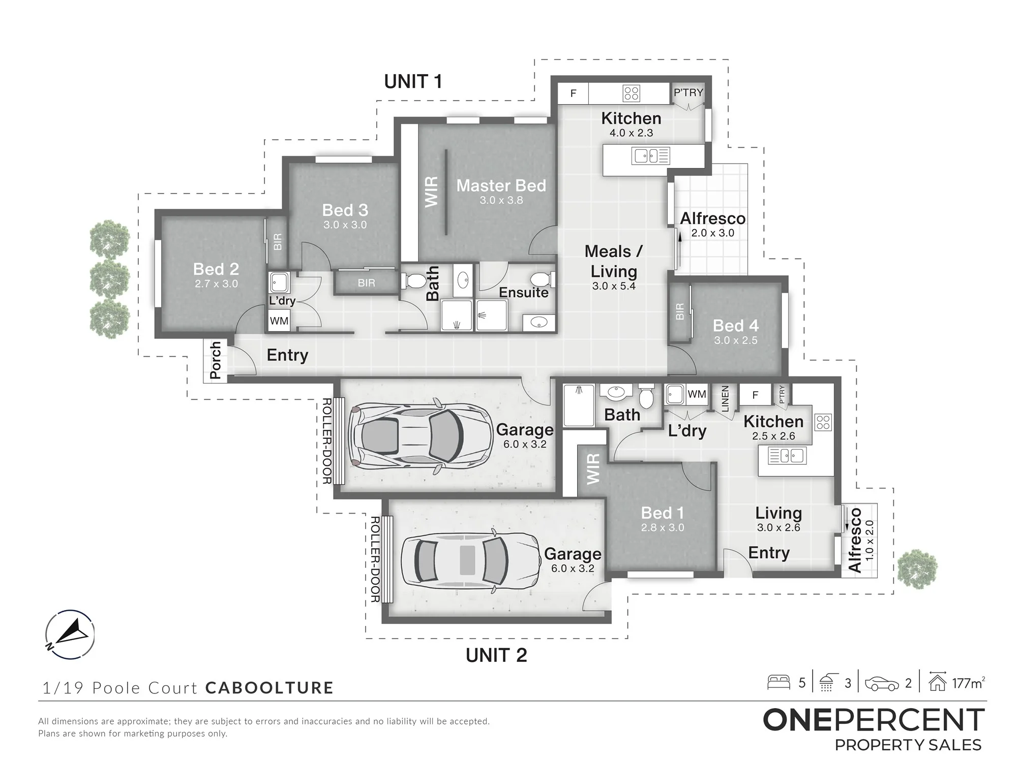 1 & 2/19 Poole Court, Caboolture, Qld 4510