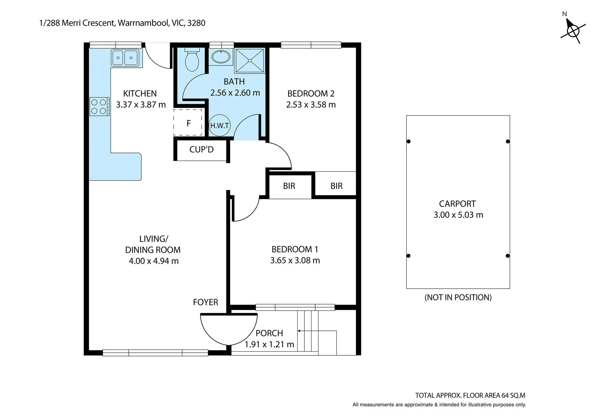 1/288 Merri Crescent, Warrnambool, Vic 3280