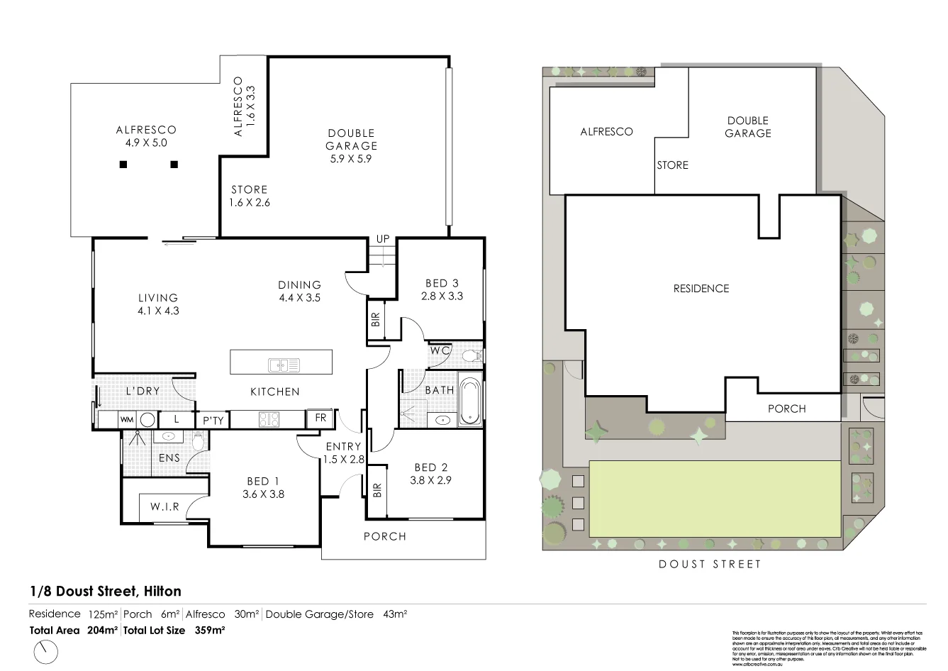 1/8 Doust Street, Hilton, WA 6163