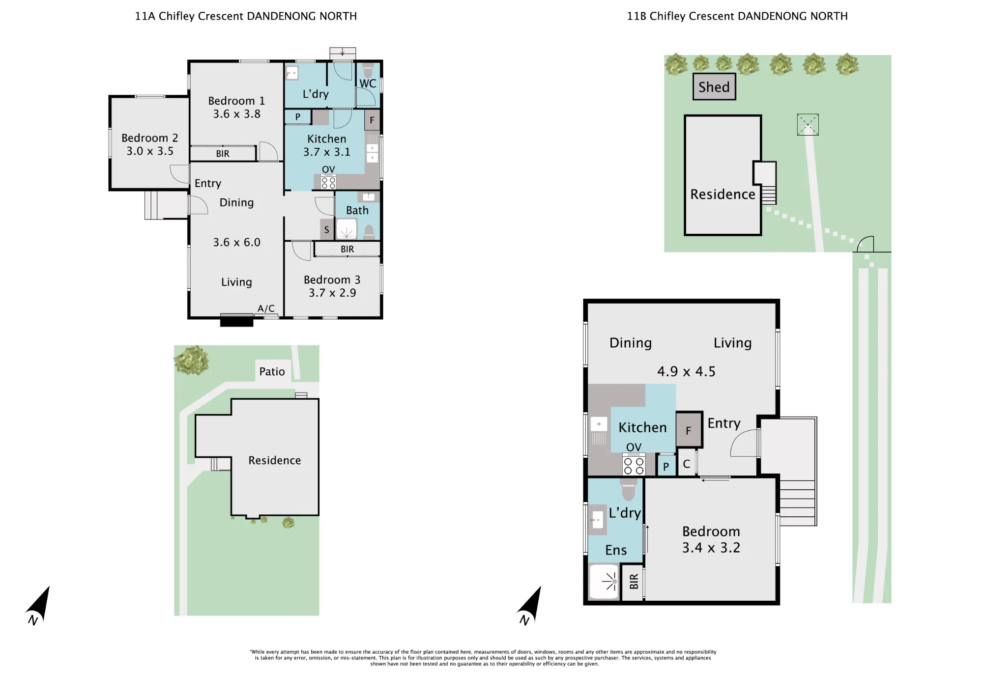 11A and 11B Chifley Crescent, Dandenong North, Vic 3175