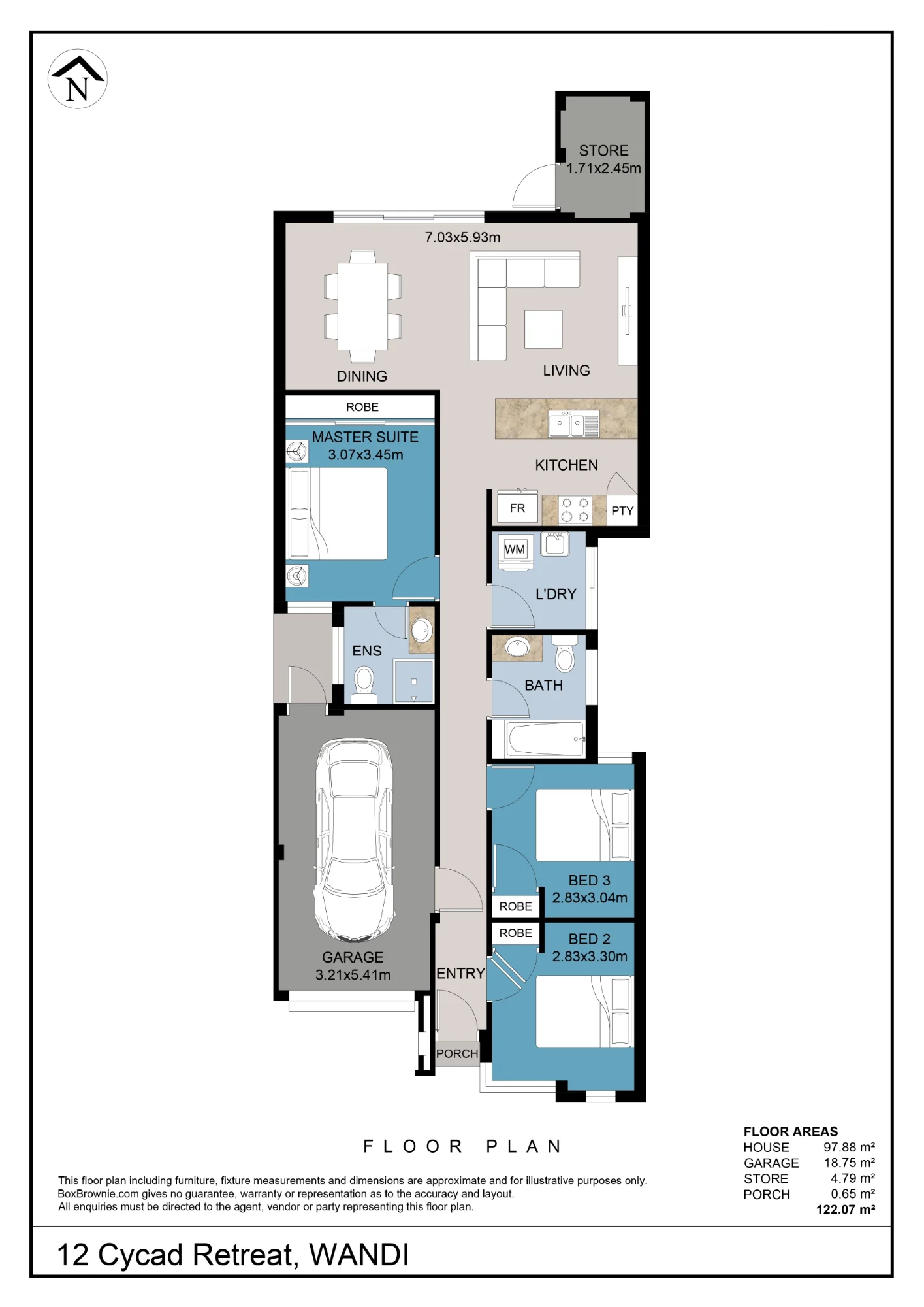 12 Cycad Retreat, Wandi, WA 6167
