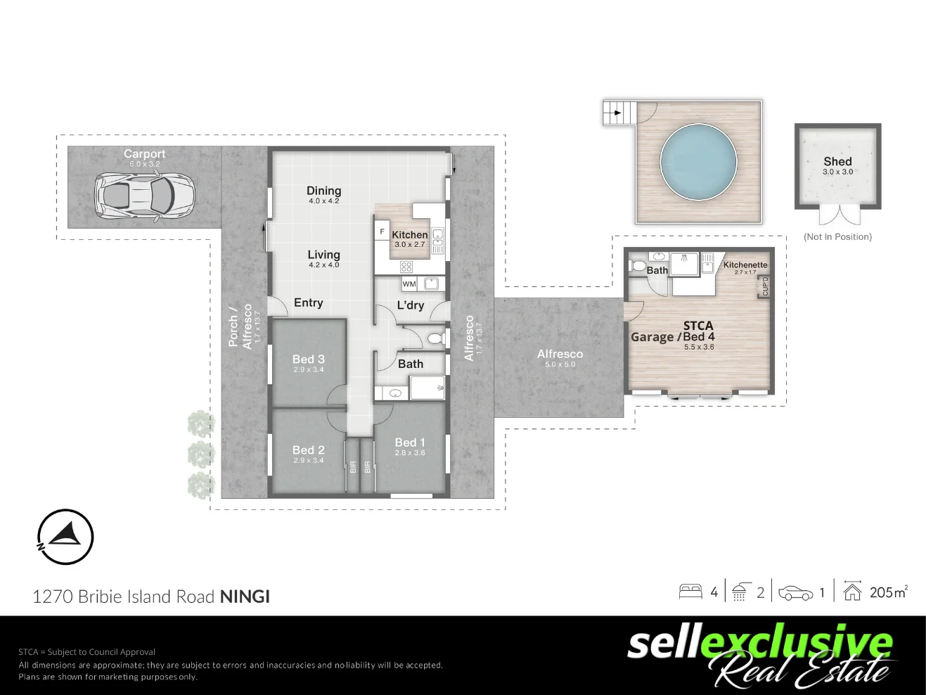 1270 Bribie Island Road, Ningi, Qld 4511