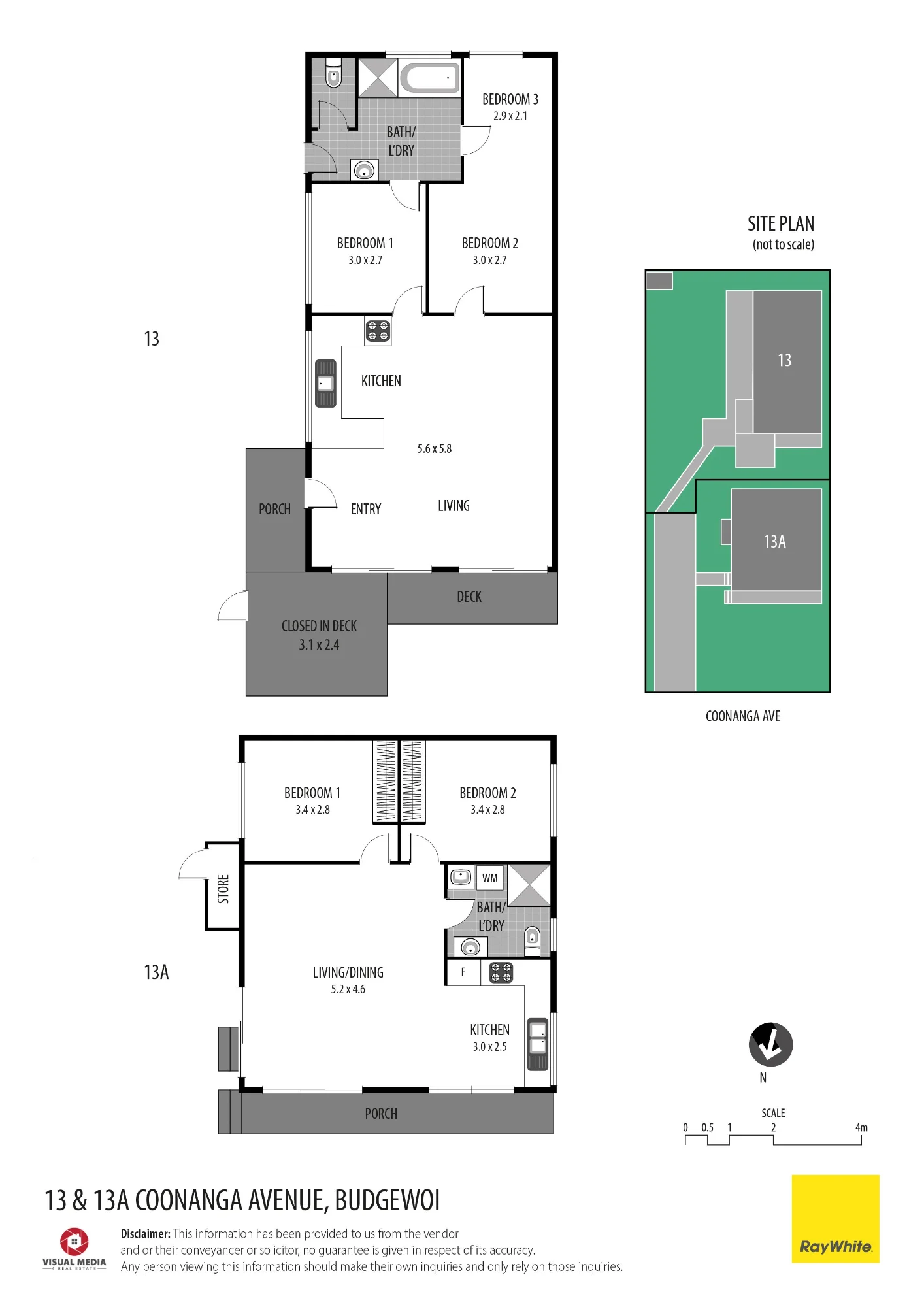 13 & 13A Coonanga Avenue, Budgewoi NSW 2262