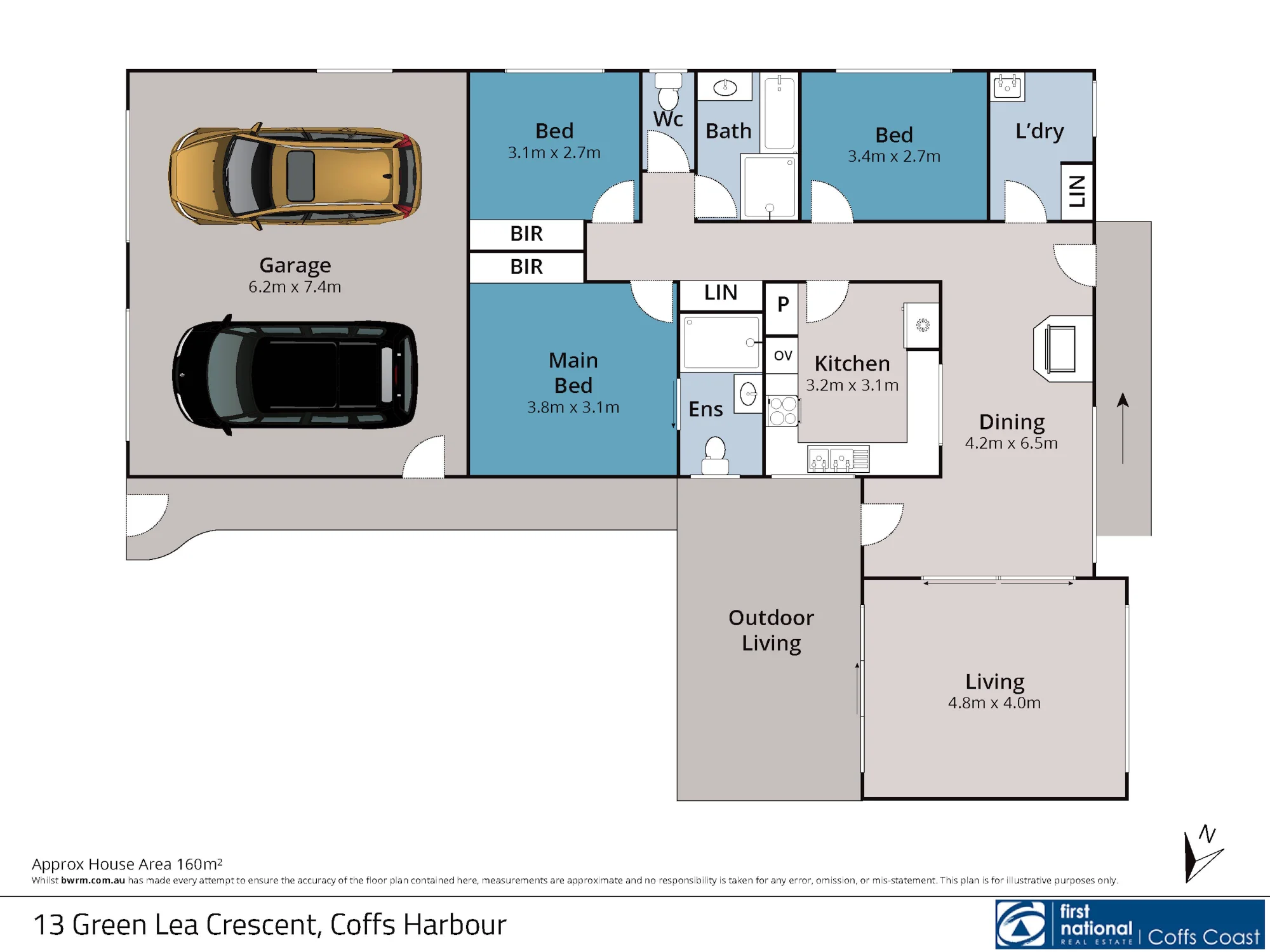 13 Green Lea Crescent, Coffs Harbour, NSW 2450