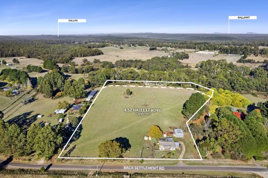 144 Back Settlement Road, Korweinguboora, Vic 3461