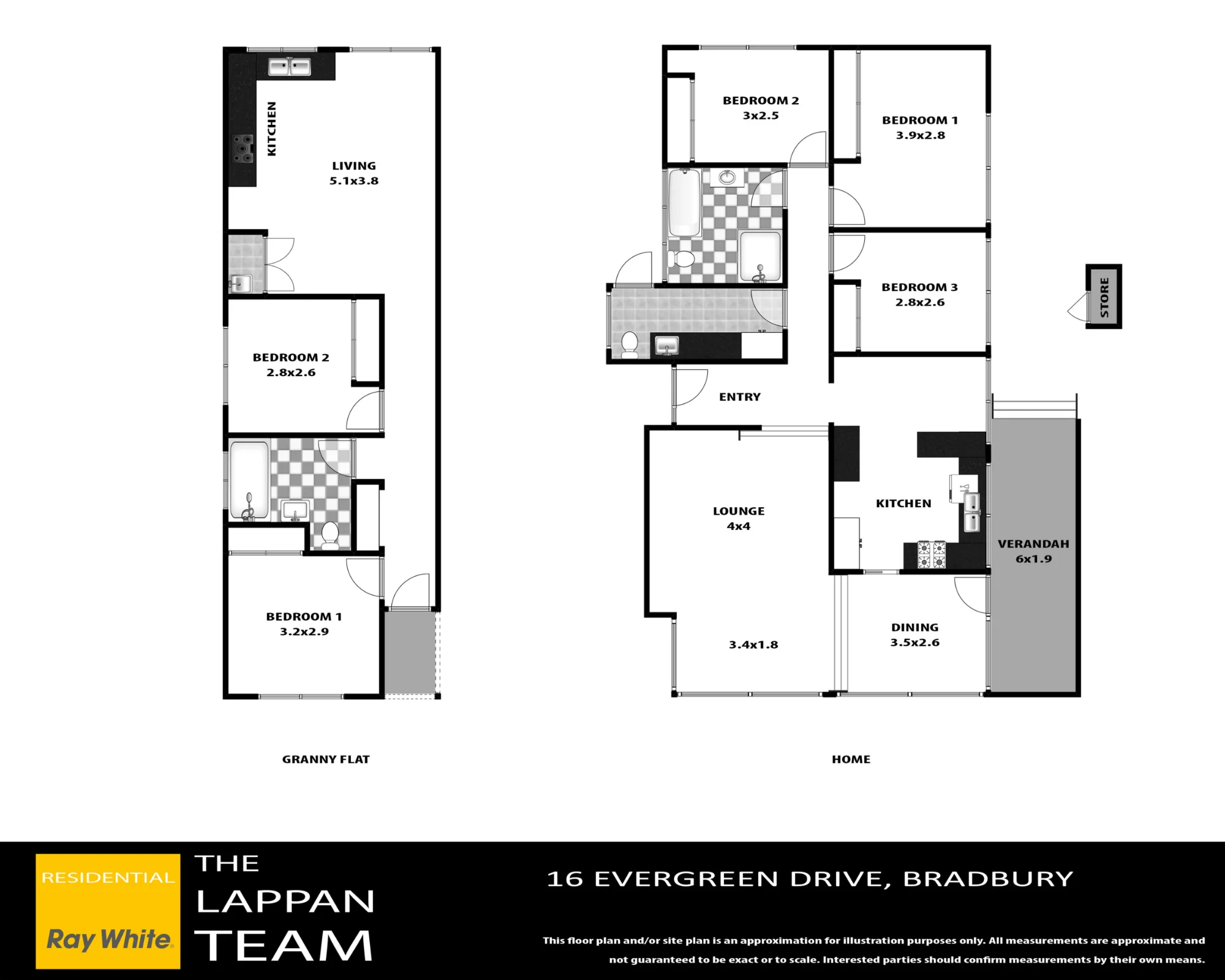 16 and 16a Evergreen Avenue, Bradbury NSW 2560