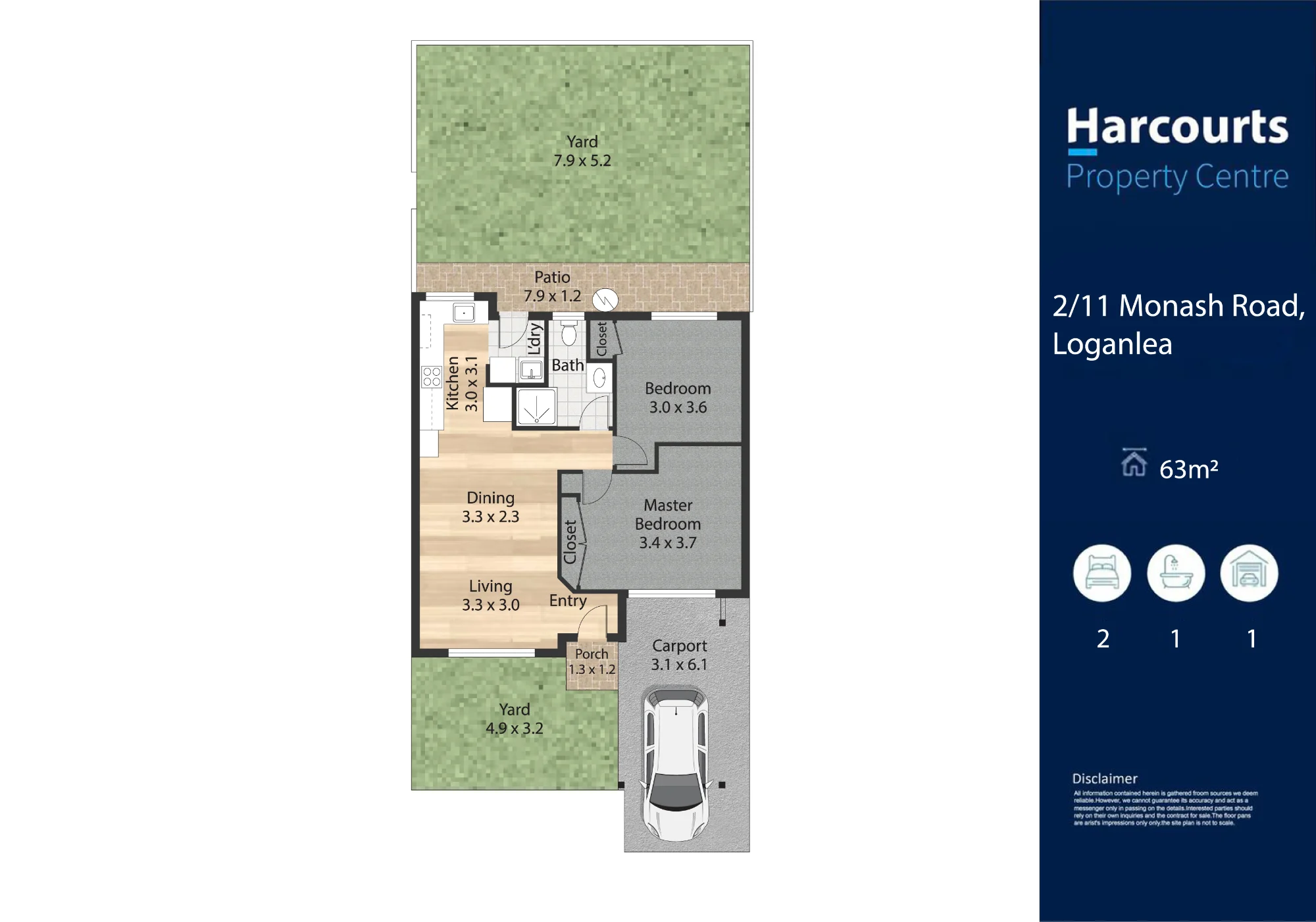 2/11 Monash Road, Loganlea, Qld 4131