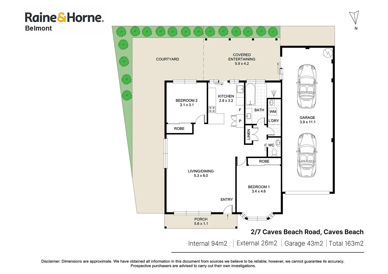 2/7 Caves Beach Road, Caves Beach, NSW 2281