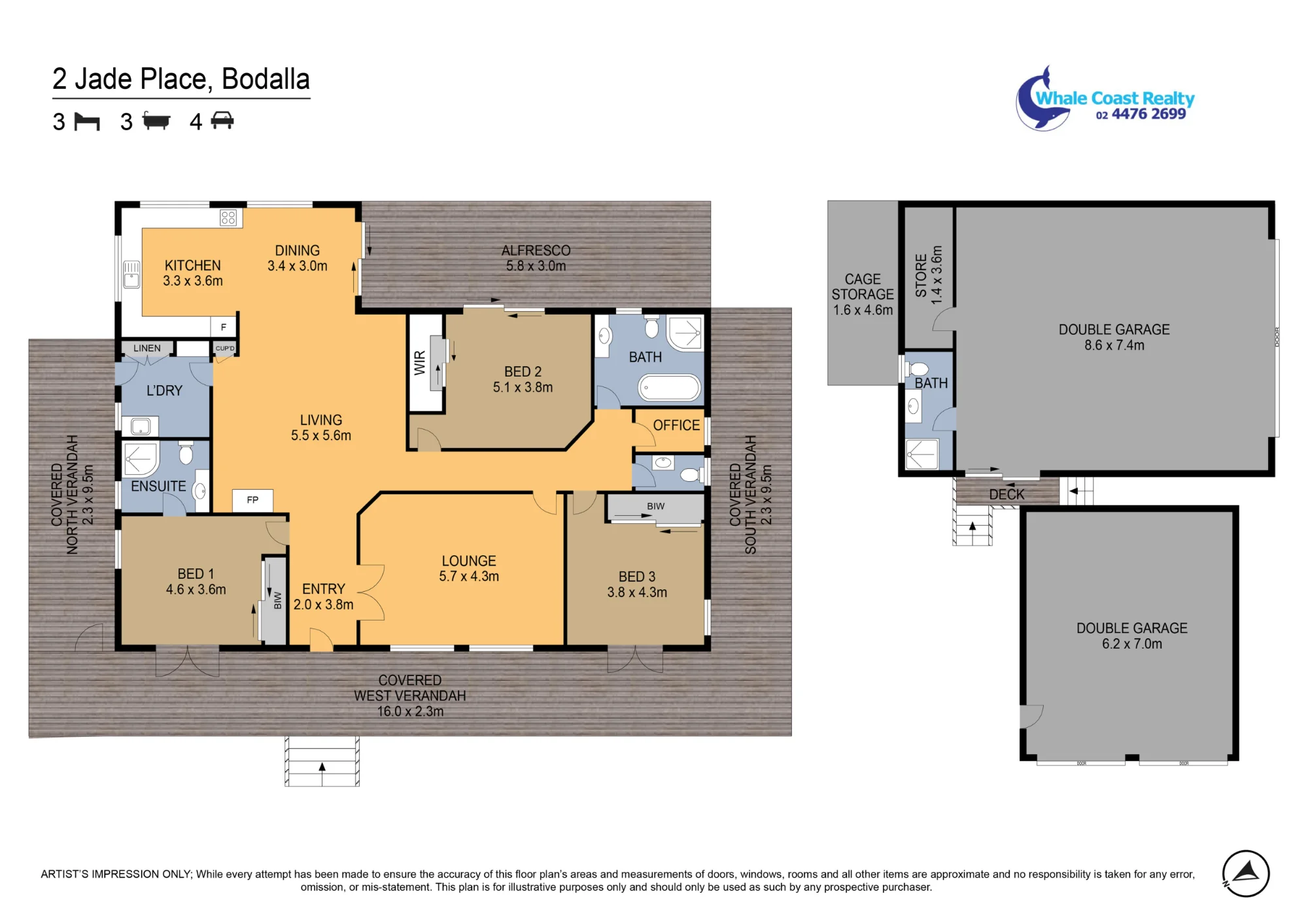 2 Jade Place, Bodalla, NSW 2545