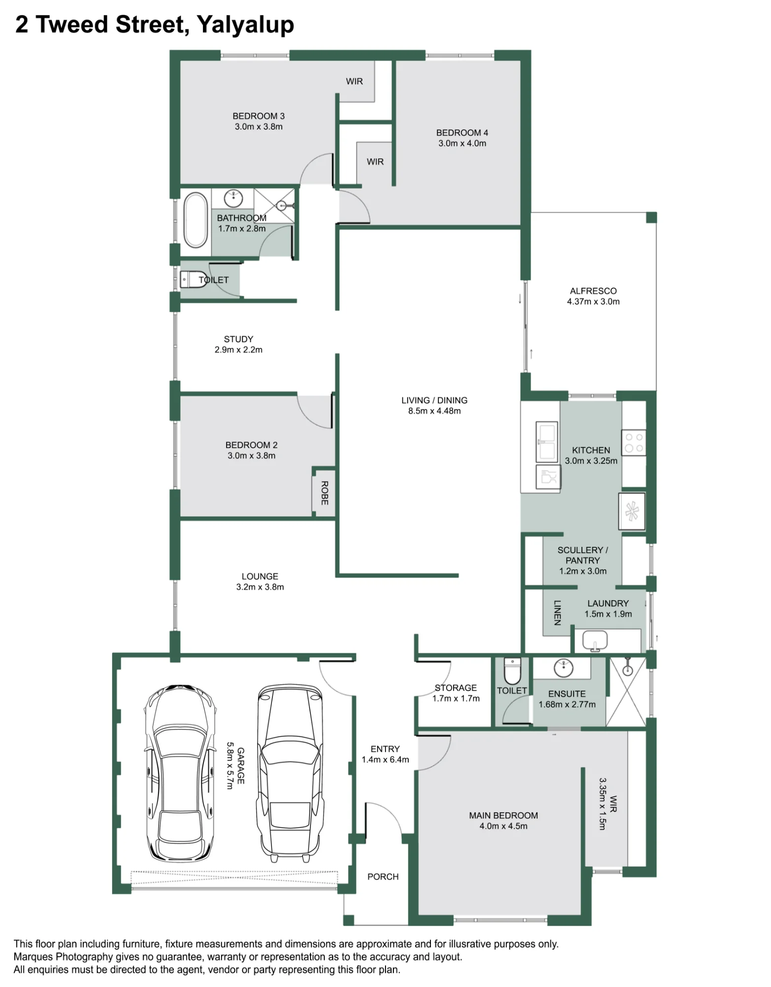 2 Tweed Street, Yalyalup, WA 6280