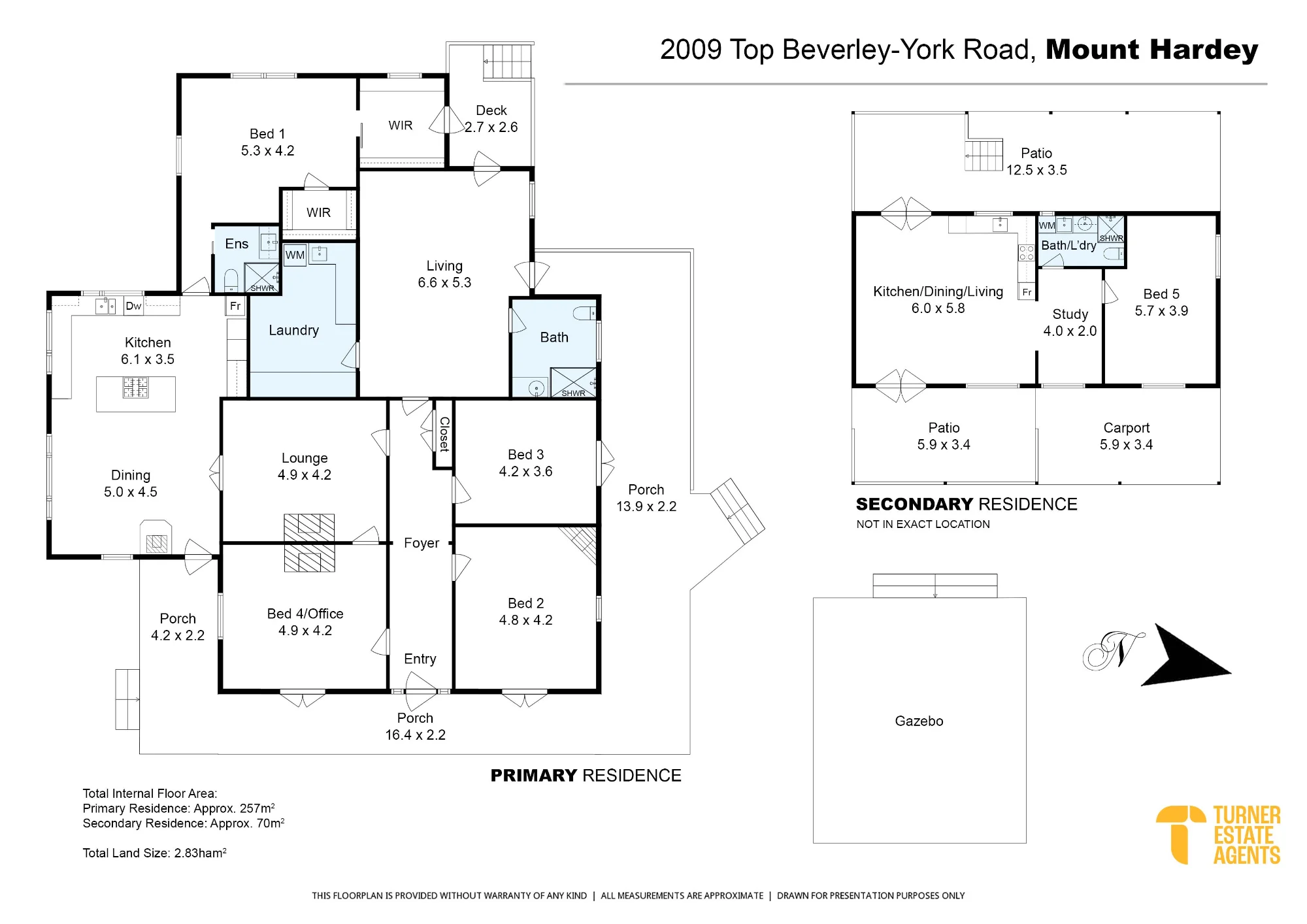 2009 Top Beverley-York Road, Mount Hardey, WA 6302