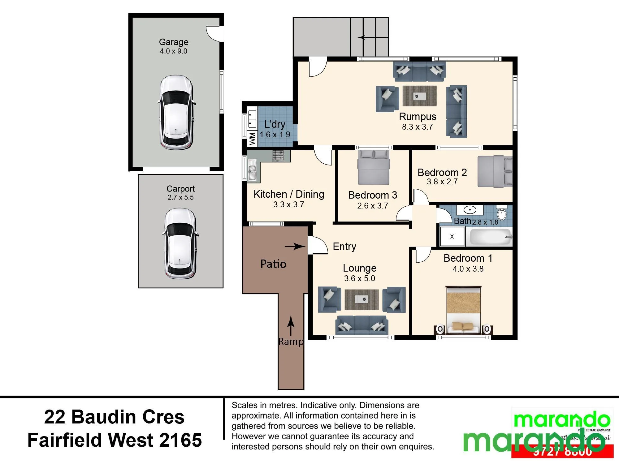 22 Baudin Crescent, Fairfield West, NSW 2165