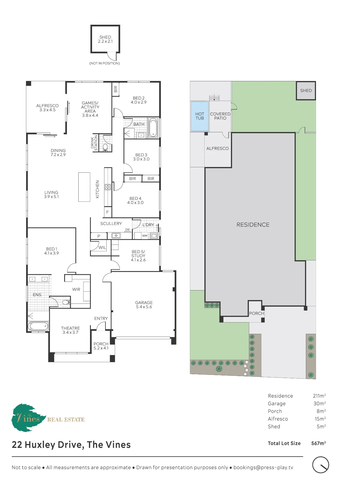 22 Huxley Drive, The Vines, WA 6069