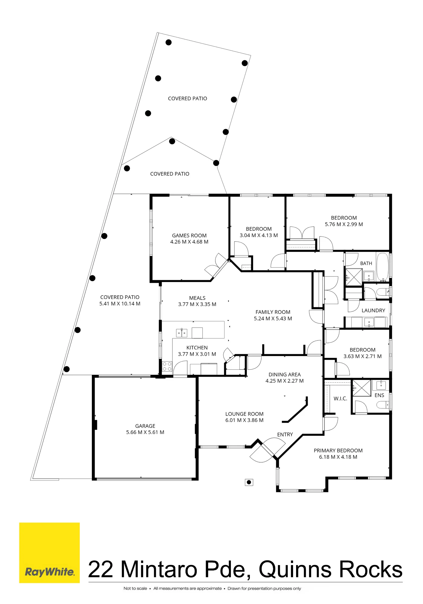 22 MINTARO PDE, Quinns Rocks, WA 6030