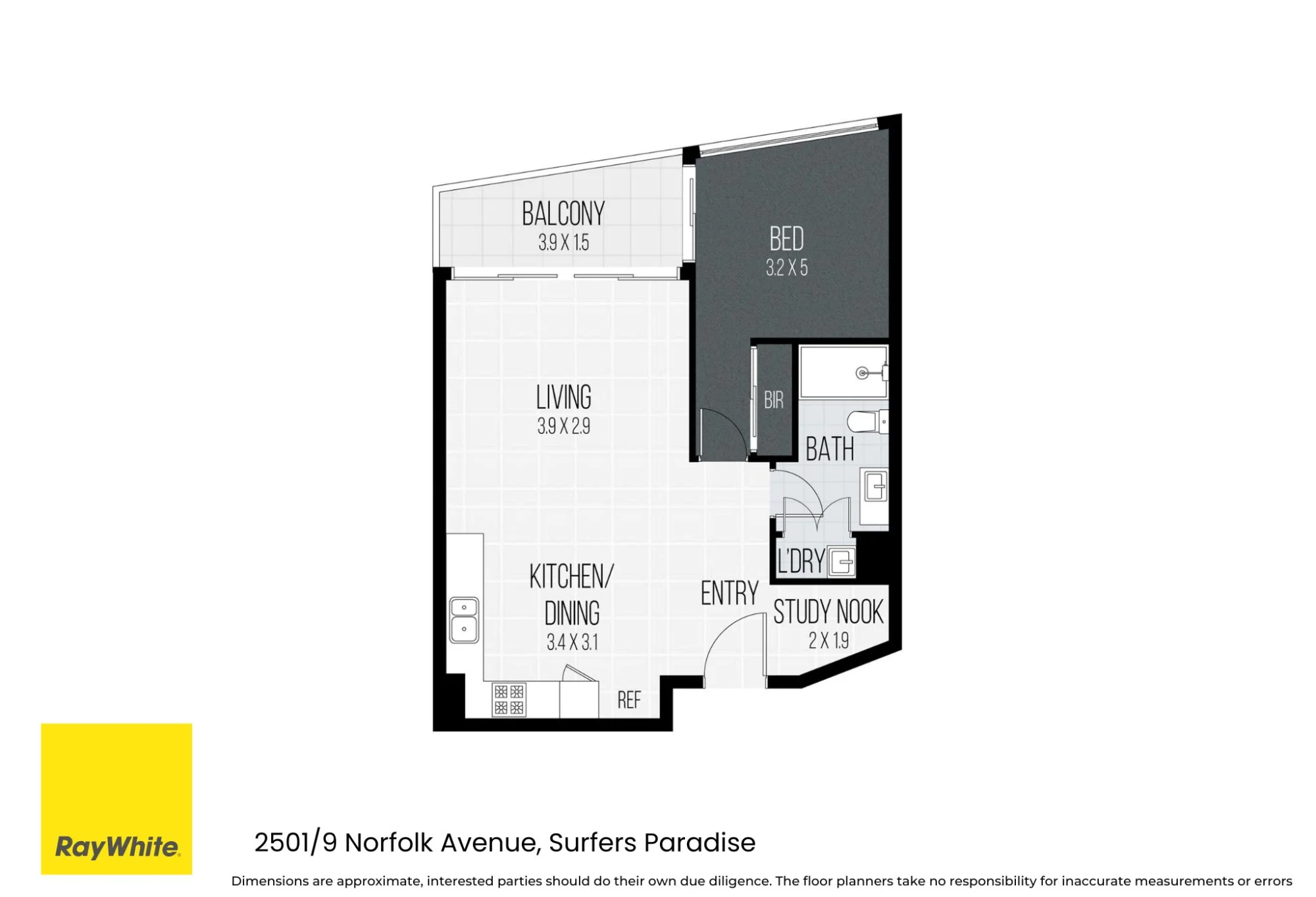 2501/9 Norfolk Avenue, Surfers Paradise, Qld 4217