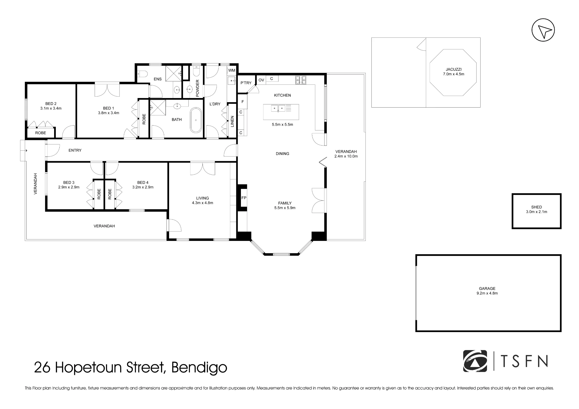 26 Hopetoun Street, Bendigo, Vic 3550
