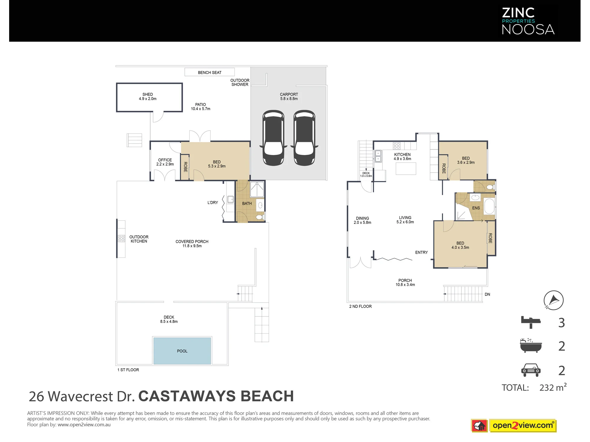 26 Wavecrest Drive, Castaways Beach, Qld 4567