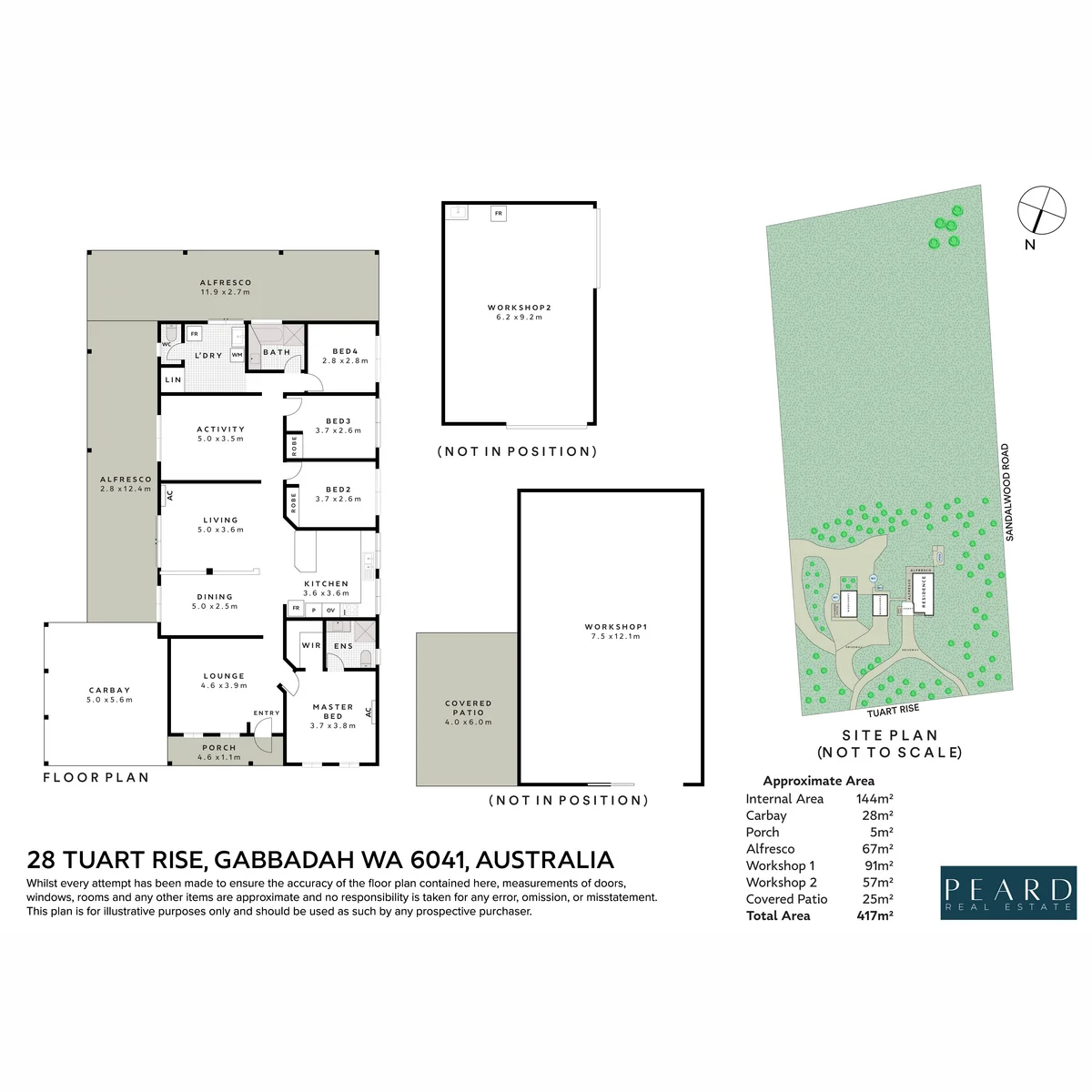 28 Tuart Rise, Gabbadah, WA 6041