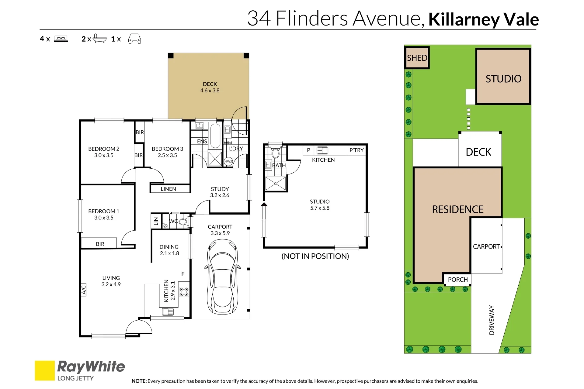 34 Flinders Avenue, Killarney Vale, NSW 2261