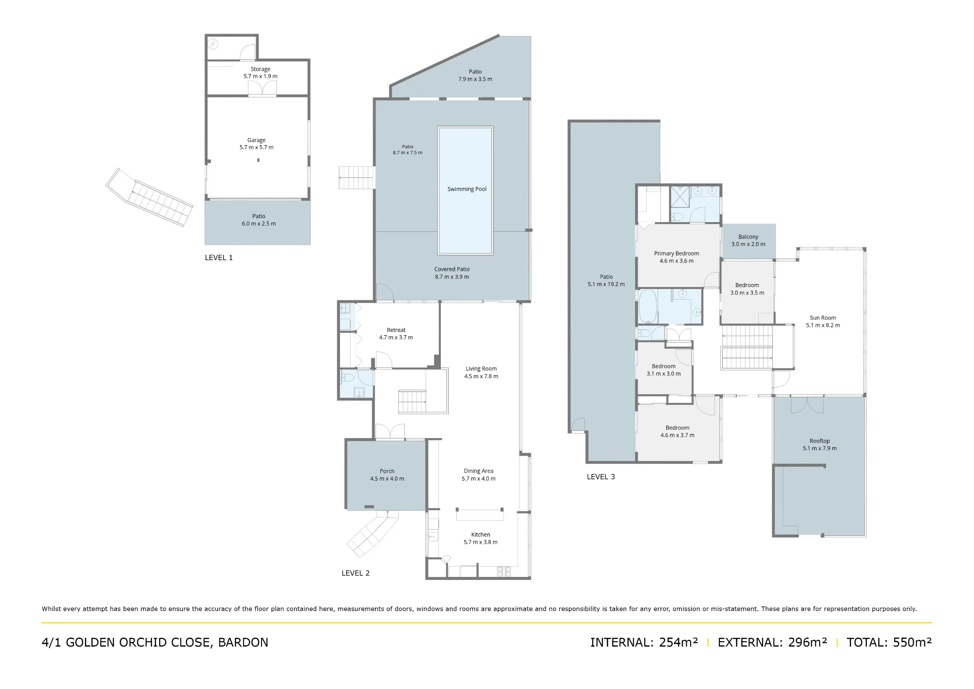 4/1 Golden Orchid Close, Bardon QLD 4065