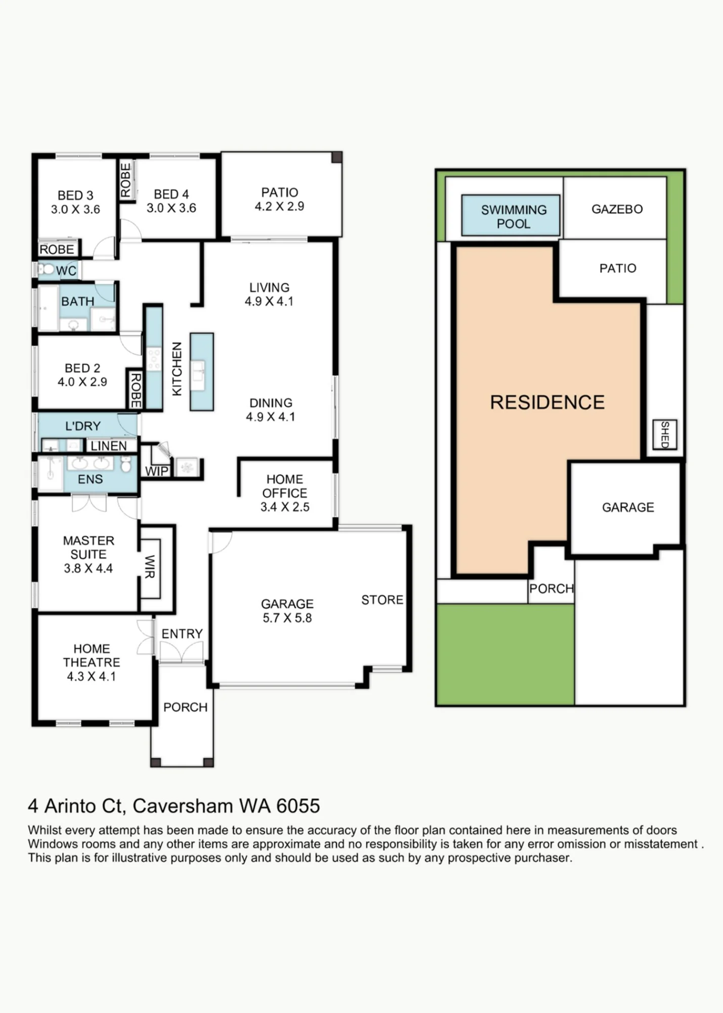 4 Arinto Court, Caversham WA 6055