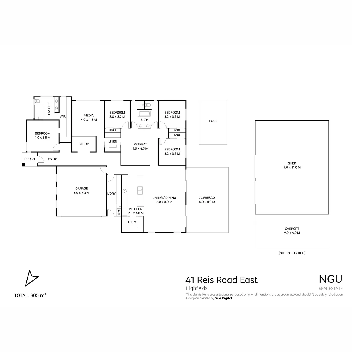 41 Reis Road E,, Highfields, Qld 4352