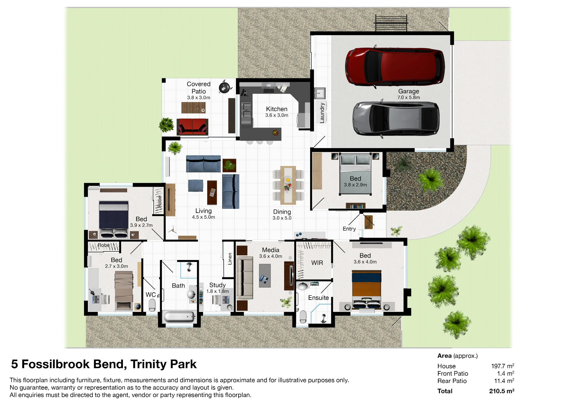 5 Fossilbrook Bend, Trinity Park, Qld 4879