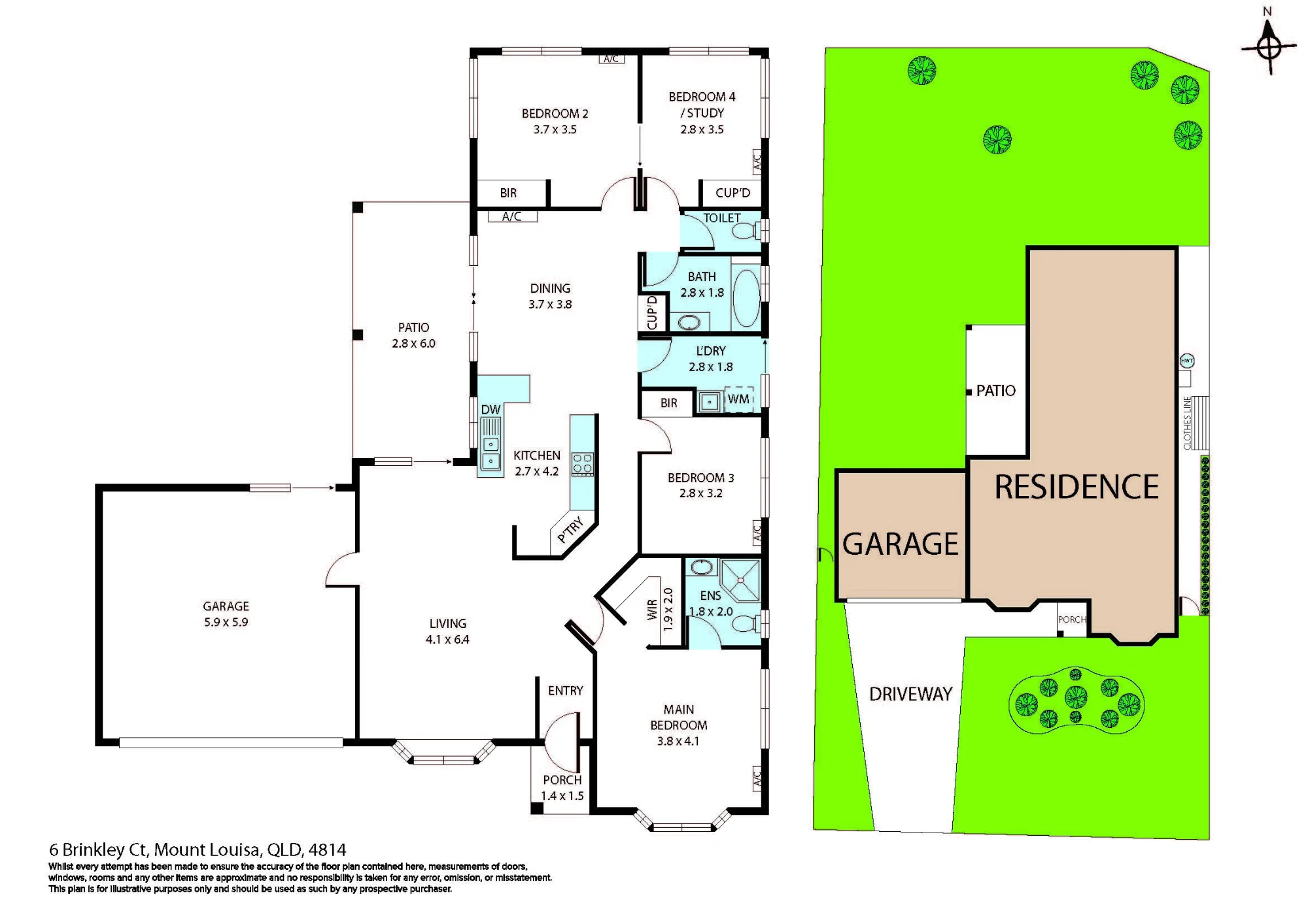 6 BRINKLEY COURT, Mount Louisa, Qld 4814