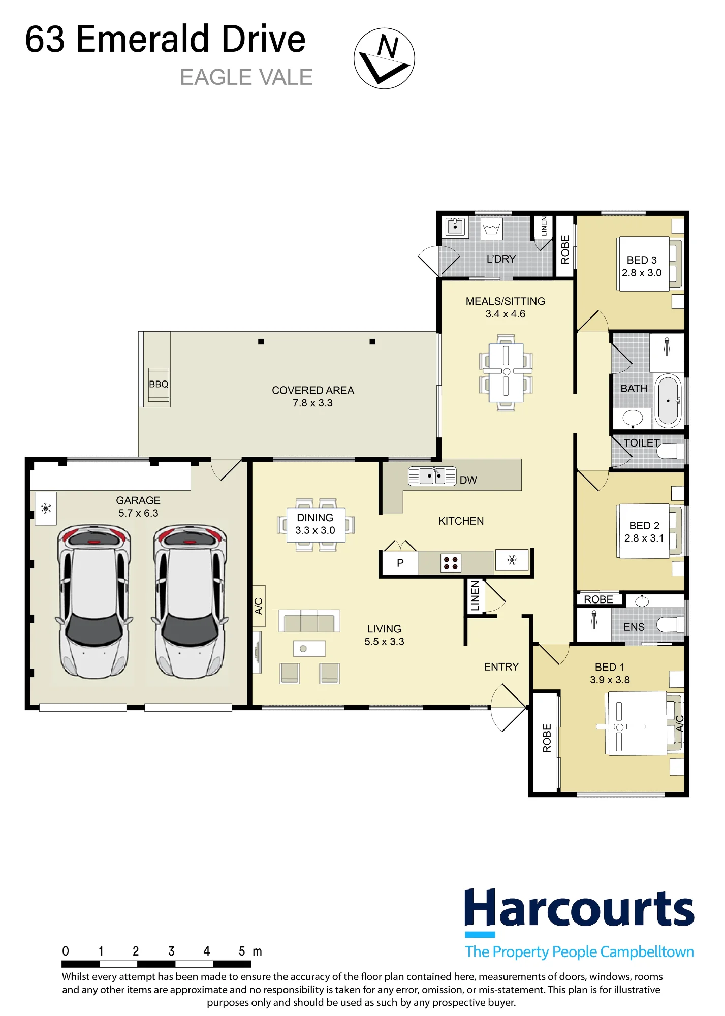 63 Emerald Drive, Eagle Vale, NSW 2558