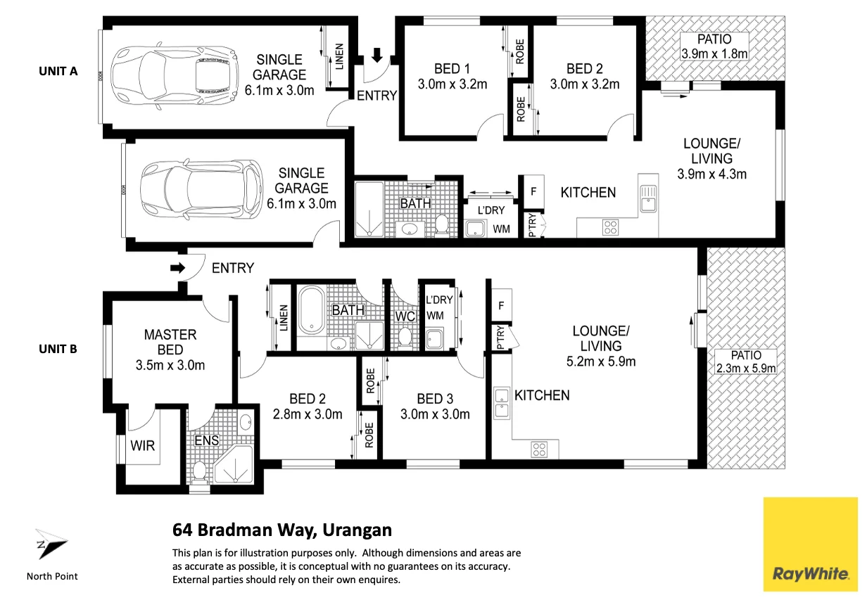 64a and 64b Bradman Way, Urangan, Qld 4655