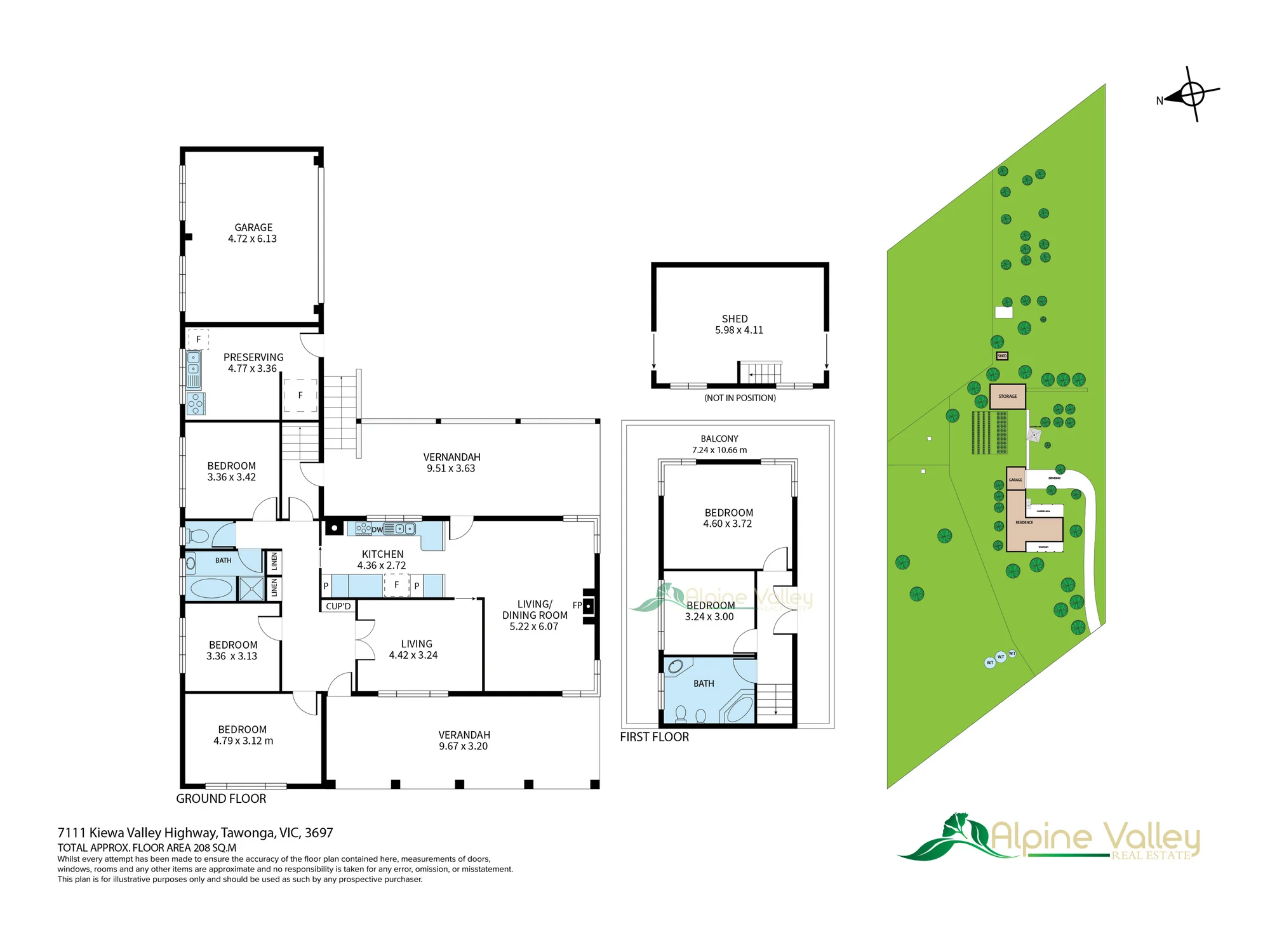 7111 Kiewa Valley Highway, Tawonga, Vic 3697