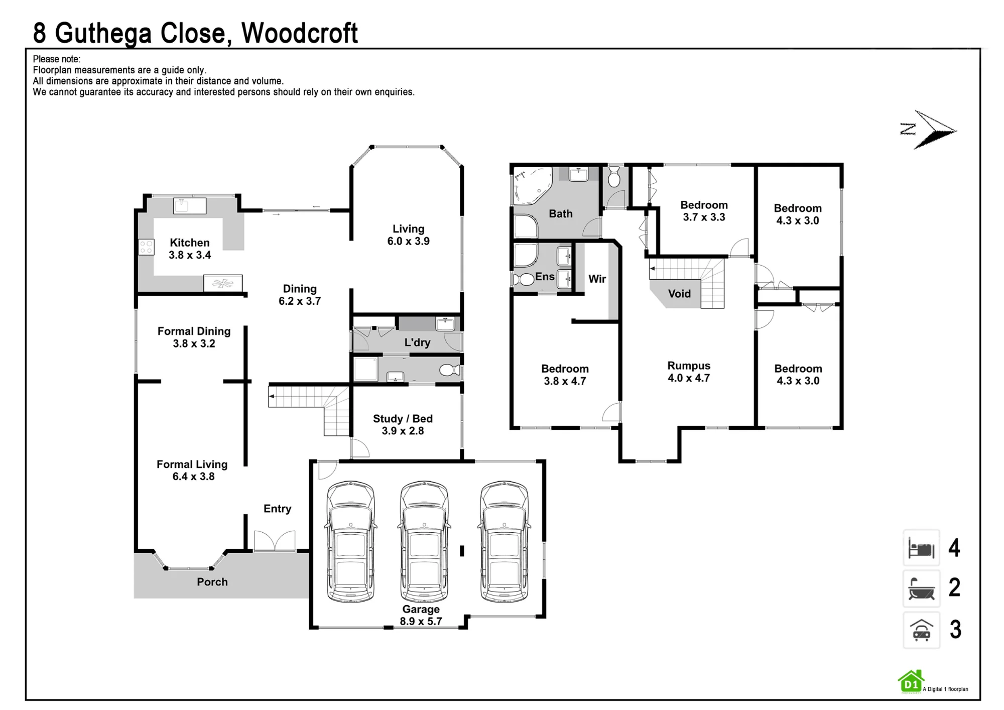 8 Guthega Close, Woodcroft, NSW 2767